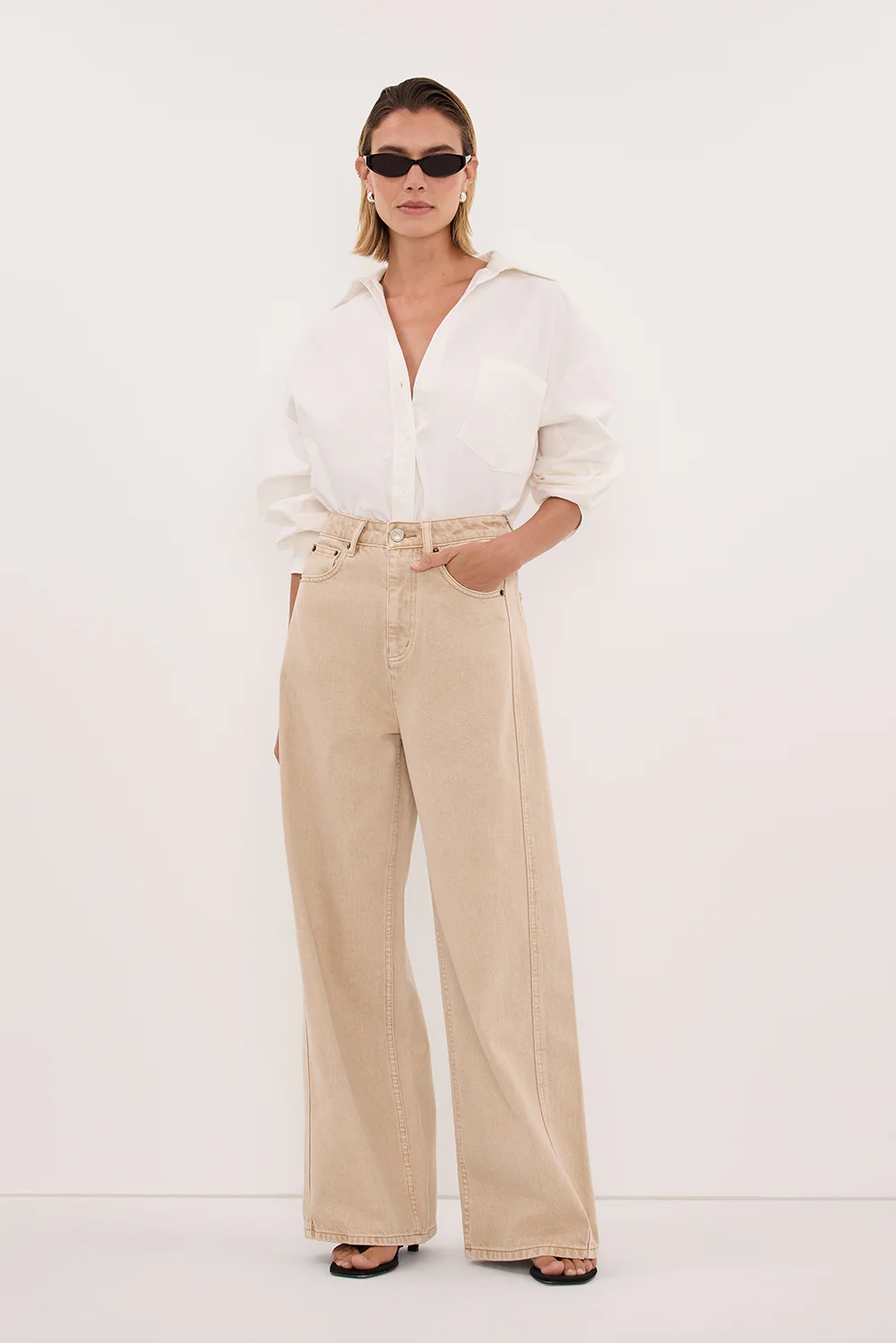 DREW BUFF WIDE LEG DENIM JEAN - Image 2