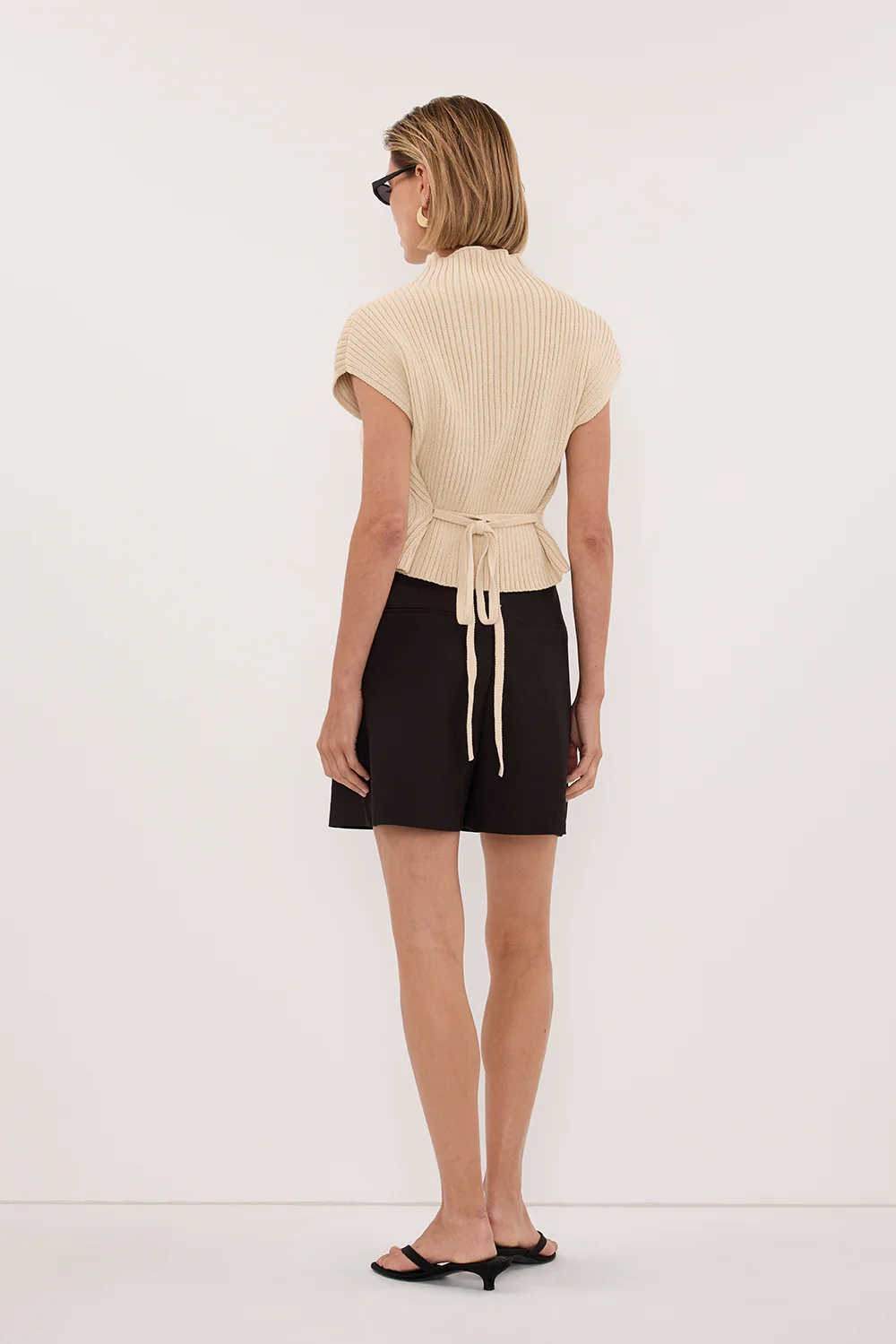 MONIQUE PEAT CHOC TAILORED SHORT - Image 4