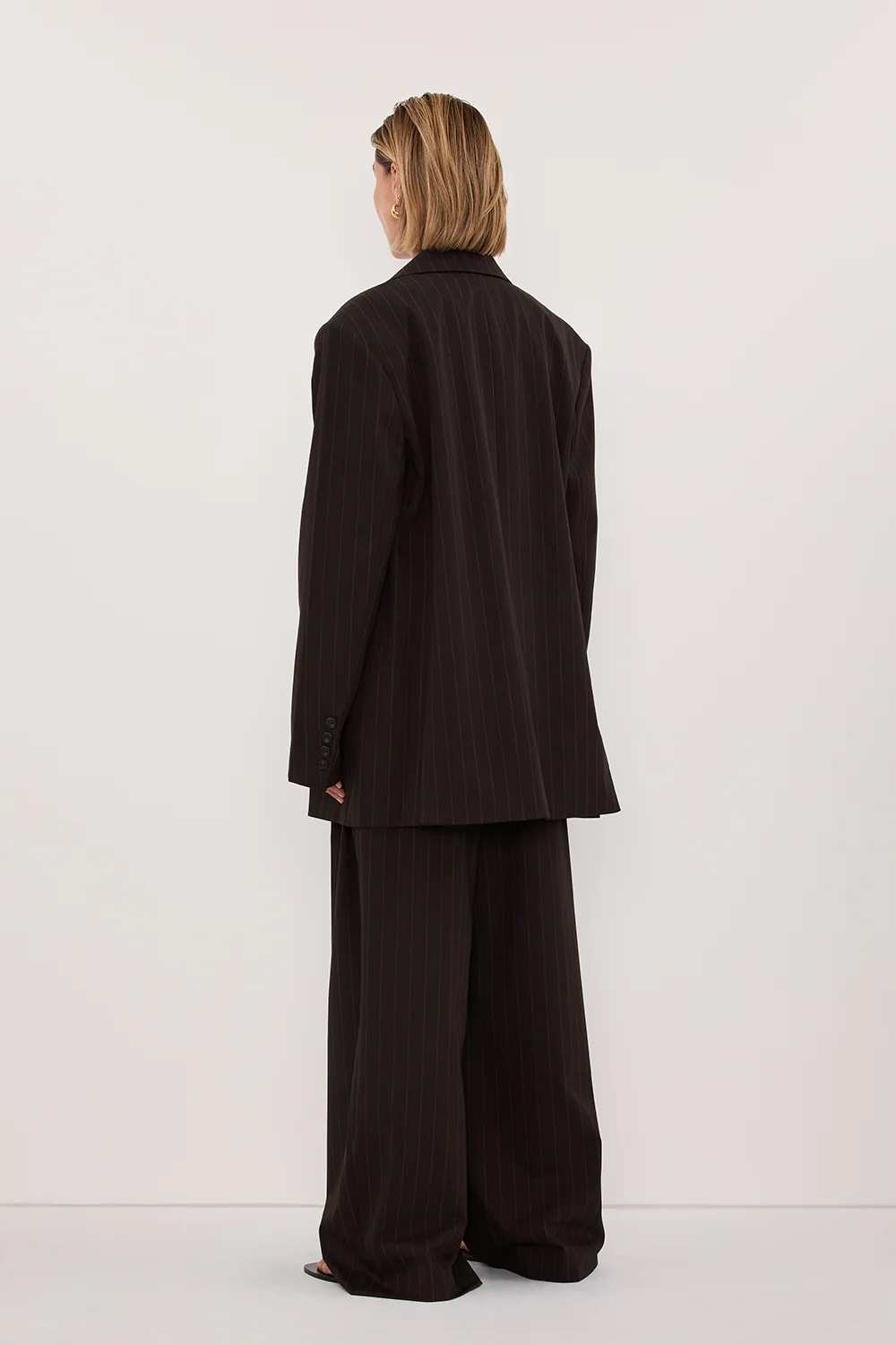 SIAN PEAT CHOC TAILORED WIDE PANT - Image 8